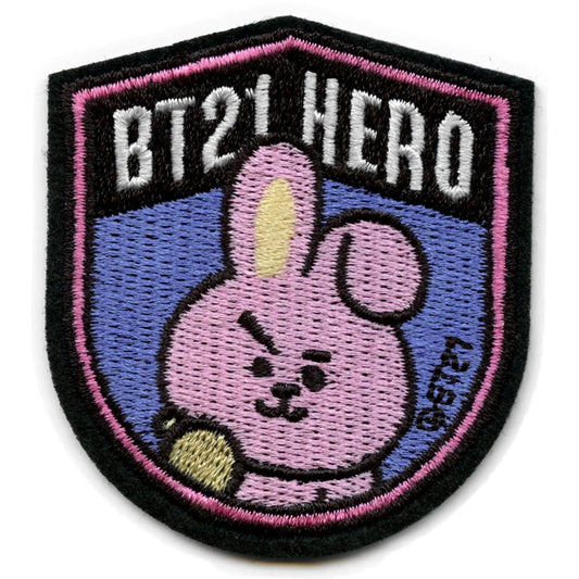 BT21 Hero Kooky Patch BTS Jungkook Embroidered Iron On 