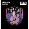 BT21 Hero Kooky Patch BTS Jungkook Embroidered Iron On 