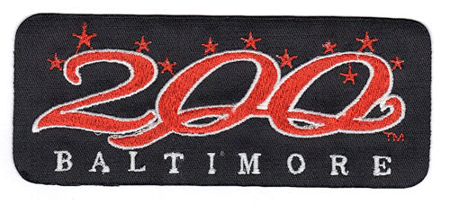 1997 Baltimore Orioles 200th Anniversary of City Patch (Black Version) 