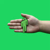 Billie Eilish Blohsh Green Patch Debut Album Pop Singer Embroidered Iron On