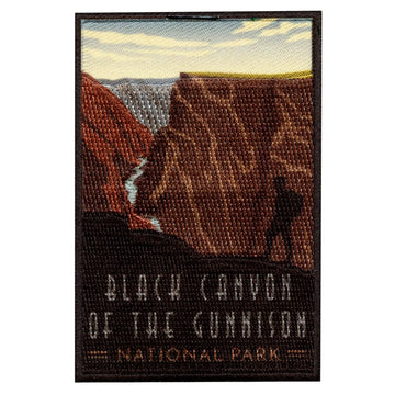 Black Canyon of the Gunnison Patch National Park Travel Sublimated Embroidery Iron On