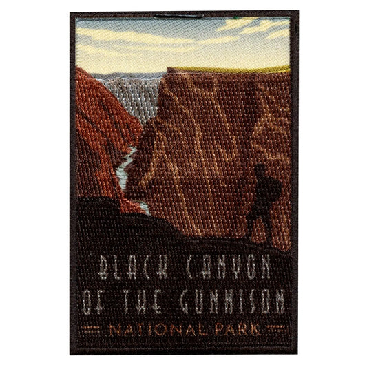 Black Canyon of the Gunnison Patch National Park Travel Sublimated Embroidery Iron On