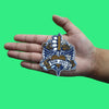 Bon Jovi Blue Heart Dagger Patch Wings Roses Embroidered Iron On