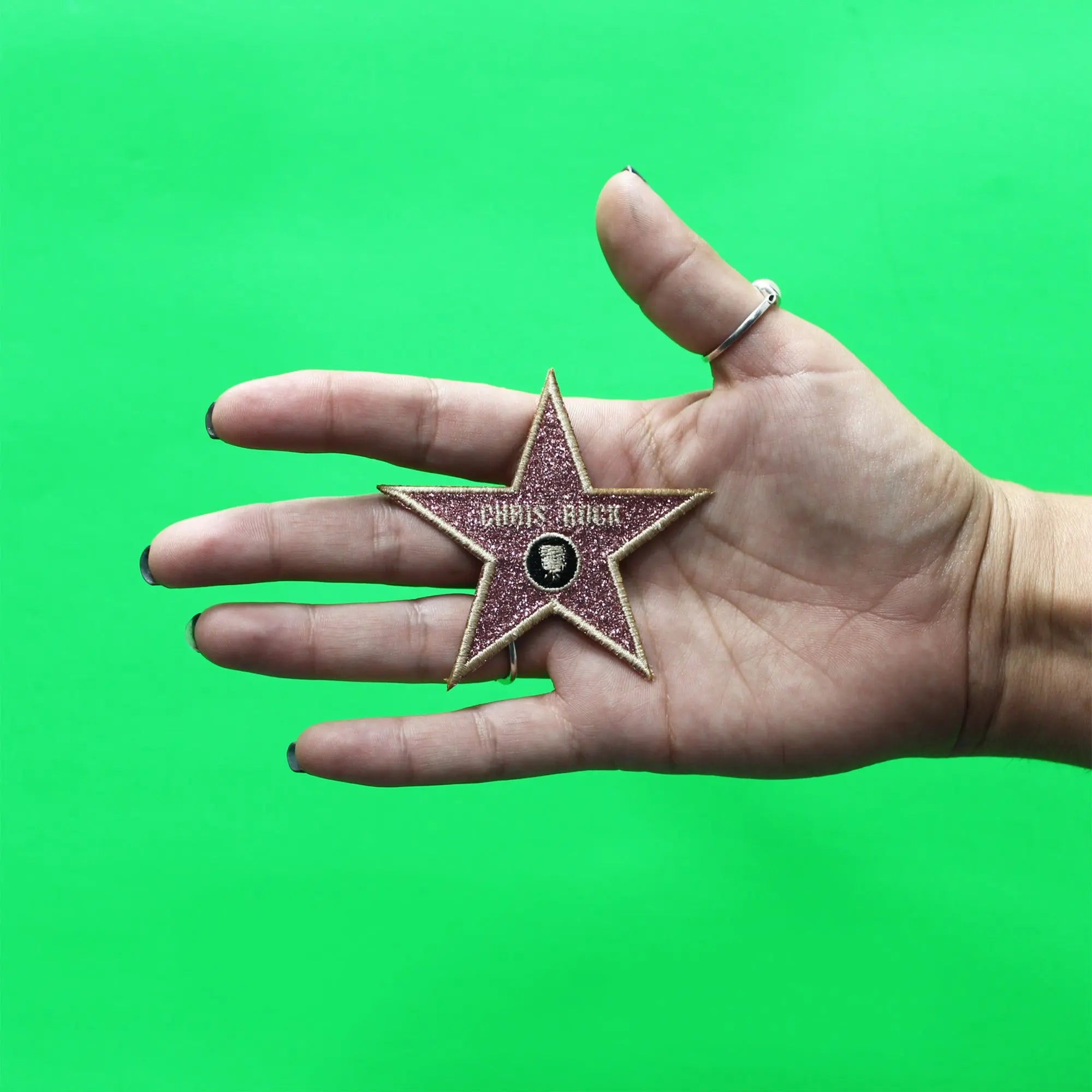 Chris Rock Hollywood Star Patch Walk of Fame Embroidered Iron on 