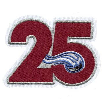 2020 Colorado Avalanche Team 25th Anniversary Season Logo Jersey Patch 
