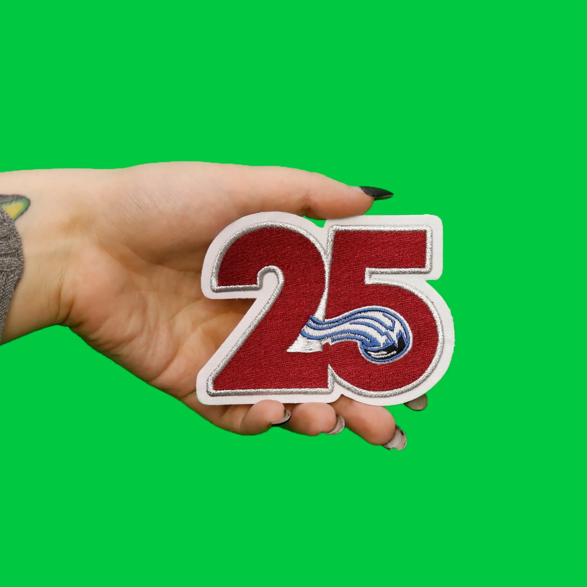 2020 Colorado Avalanche Team 25th Anniversary Season Logo Jersey Patch