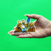 The Simpsons Family Portrait Patch Homer Bart Marge Lisa Embroidered Iron On 
