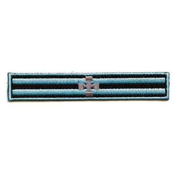 Fire Force Sergeant Patch Uniform Stripes Embroidered Iron On 