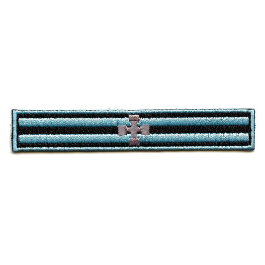 Fire Force Sergeant Patch Uniform Stripes Embroidered Iron On 