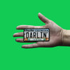 Georgia Darlin License Plate Patch Peach State Embroidered Iron On 