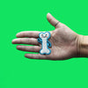 Happy Smiling Bone Patch Science Anatomy Health Embroidered Iron On 