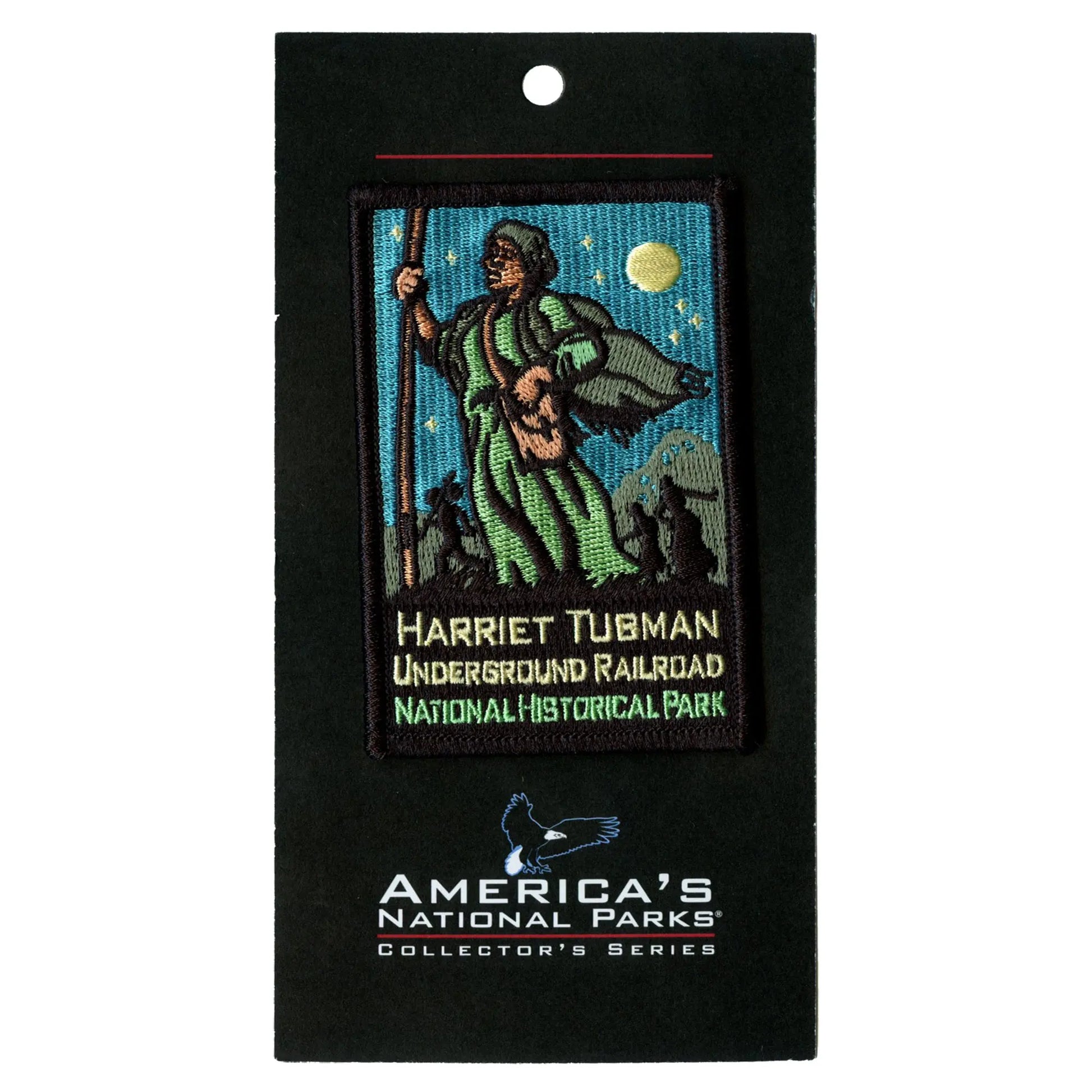 Harriet Tubman Underground Railroad Patch National Park Travel History Embroidered Iron On