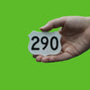 Texas Highway 290 Sign Embroidered Iron On Patch 