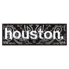 Bandana Print Houston Box Logo Embroidered Iron On Patch - EXCLUSIVE 