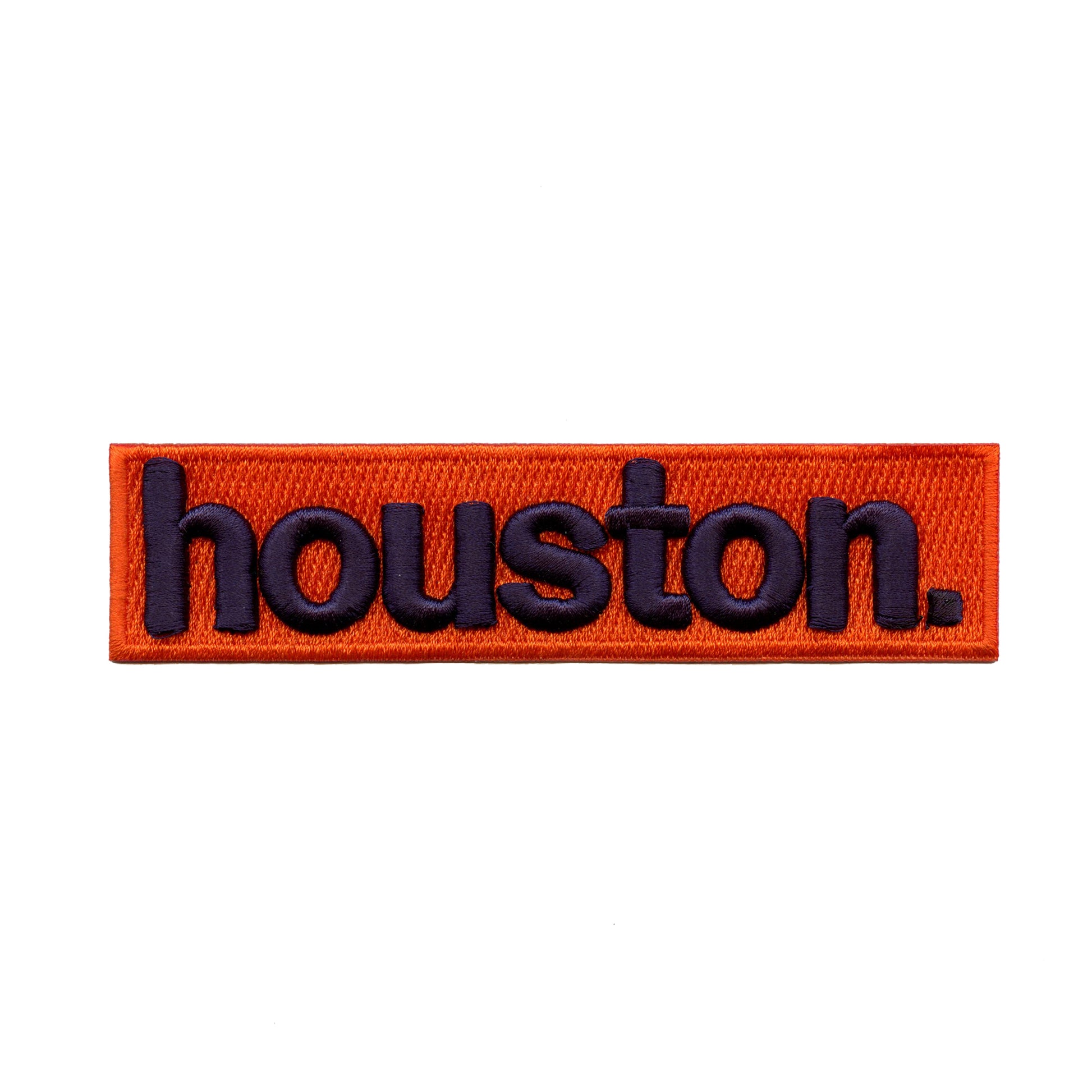 Orange City Of Houston Texas Puff Raised Box Logo Embroidered Iron on Patch 