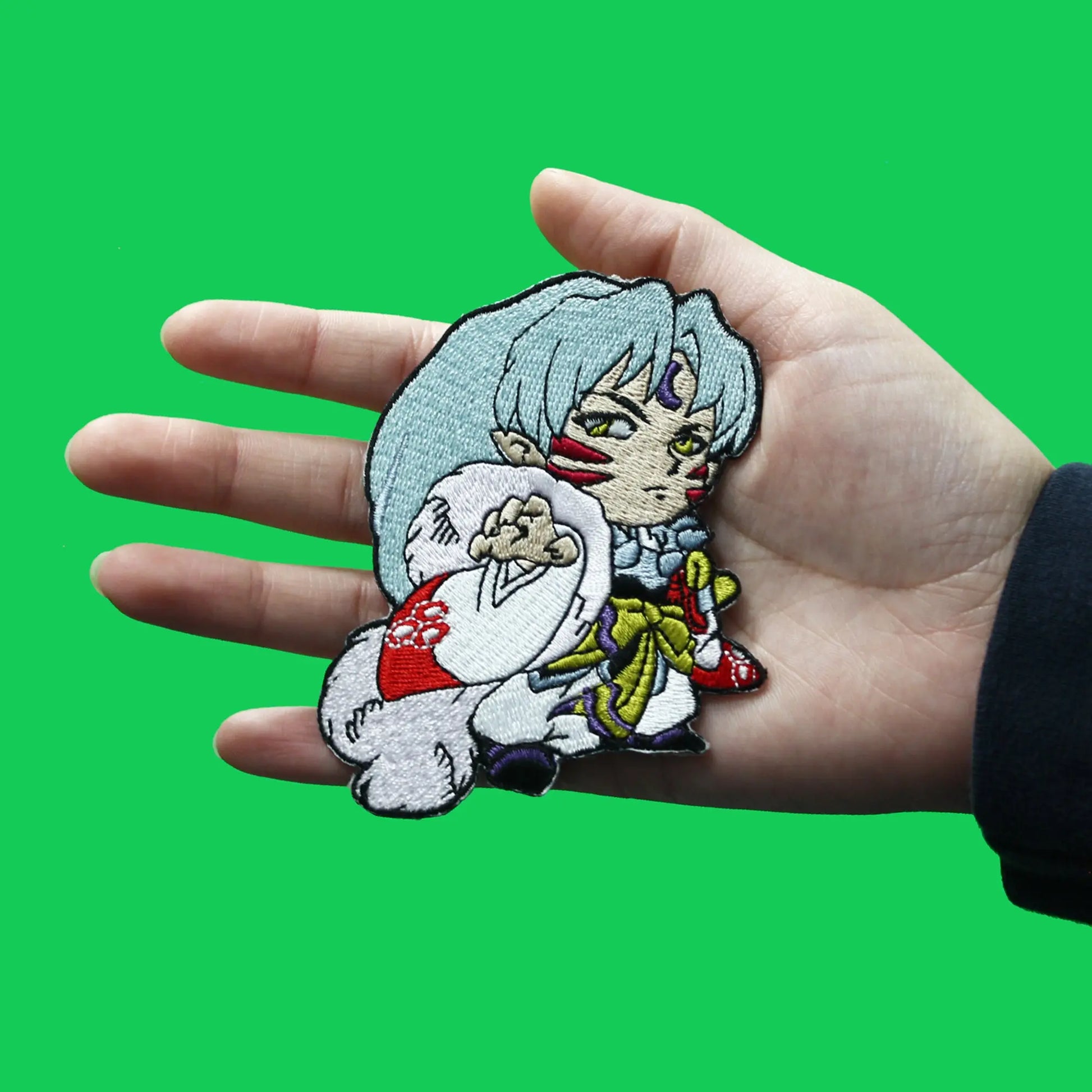 Inuyasha Sesshomoru Pose Patch Full Body Anime Embroidered Iron On