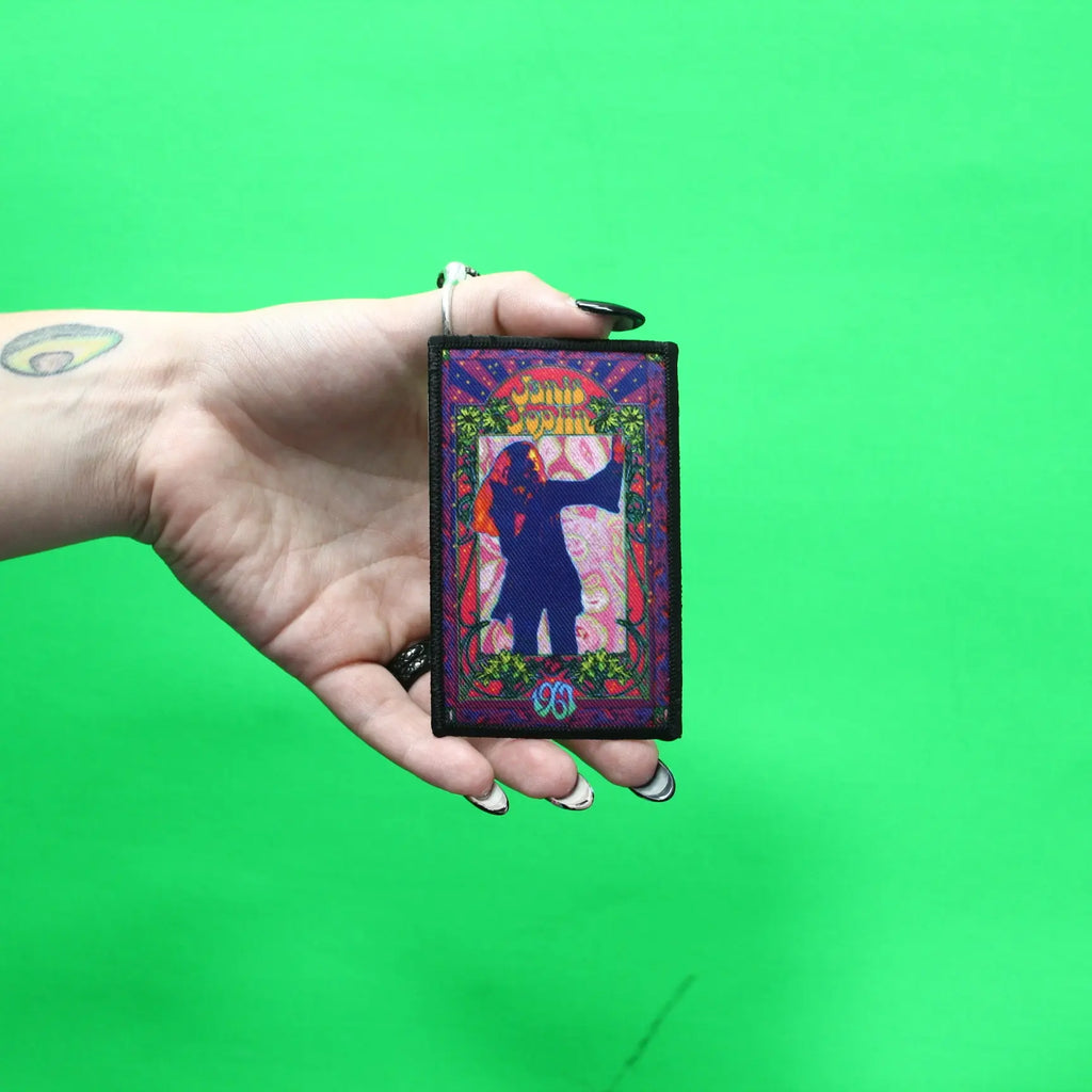 Janis Joplin Psychedelic Flowers Patch Legend 1967 Rock Sublimated Iron On