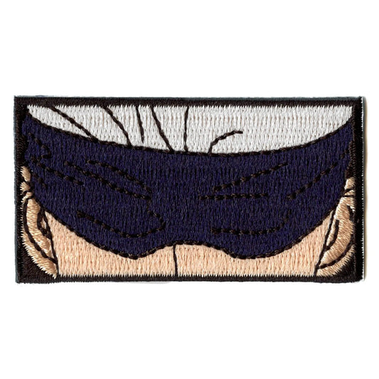 Jujutsu Kaisen Satoru Patch Blindfold Eyes Embroidered Iron On 