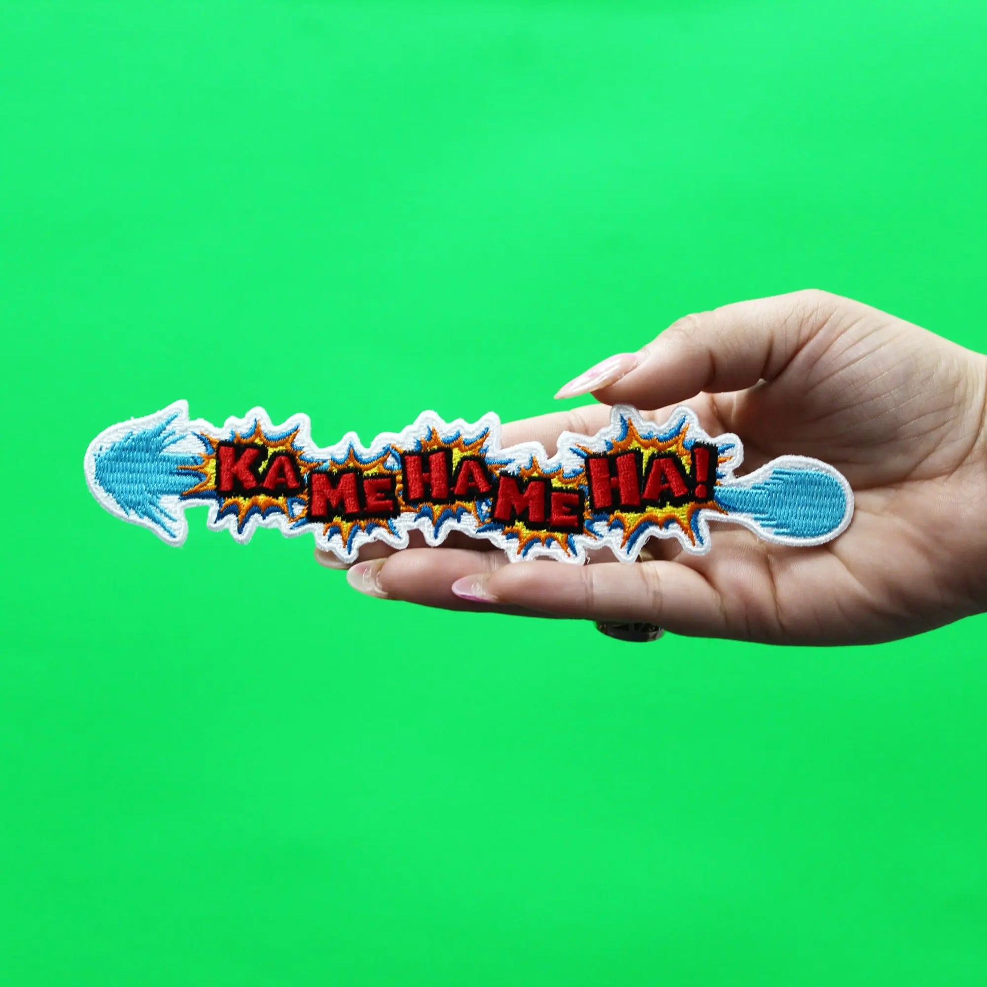 Dragon Ball Z Patch Ka Me Ha Me Ha! Embroidered Iron On 