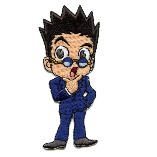 HunterXHunter Leorio Pose Patch Curious Thinking Looking Embroidered Iron on
