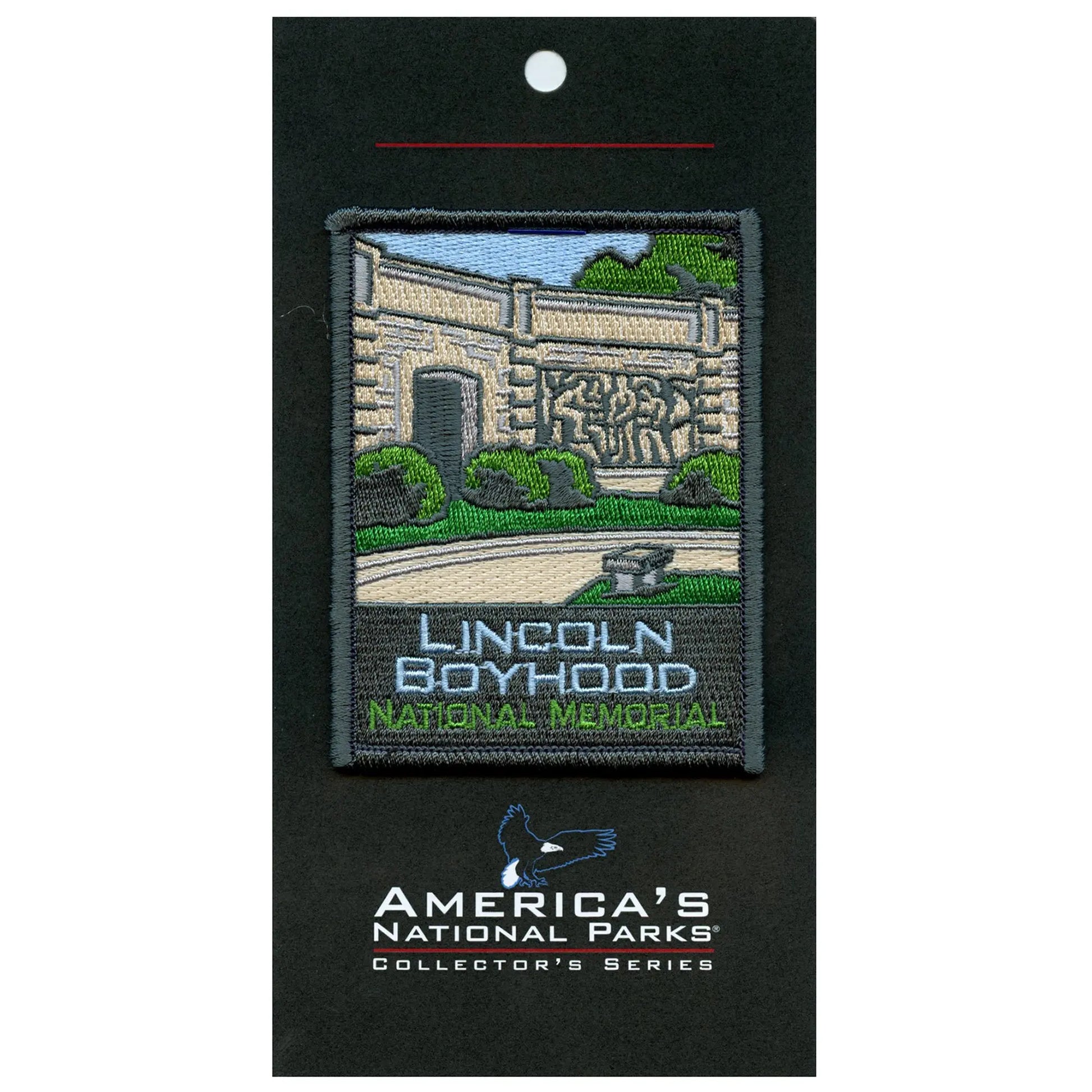 Lincoln Boyhood National Memorial Patch Indiana Frontier Travel Embroidered Iron On