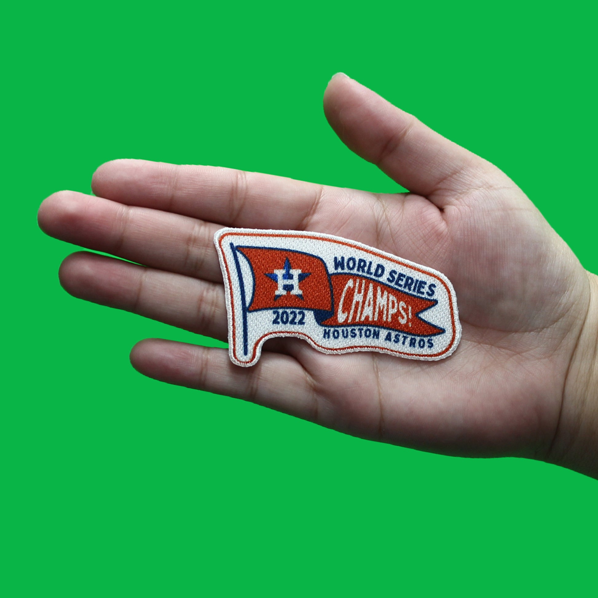 2022 MLB World Series Champions Houston Astros Waiving Flag Fan Patch