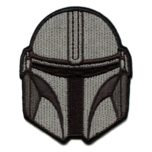 Star Wars The Mandalorian Patch Bounty Helmet Embroidered Iron On 