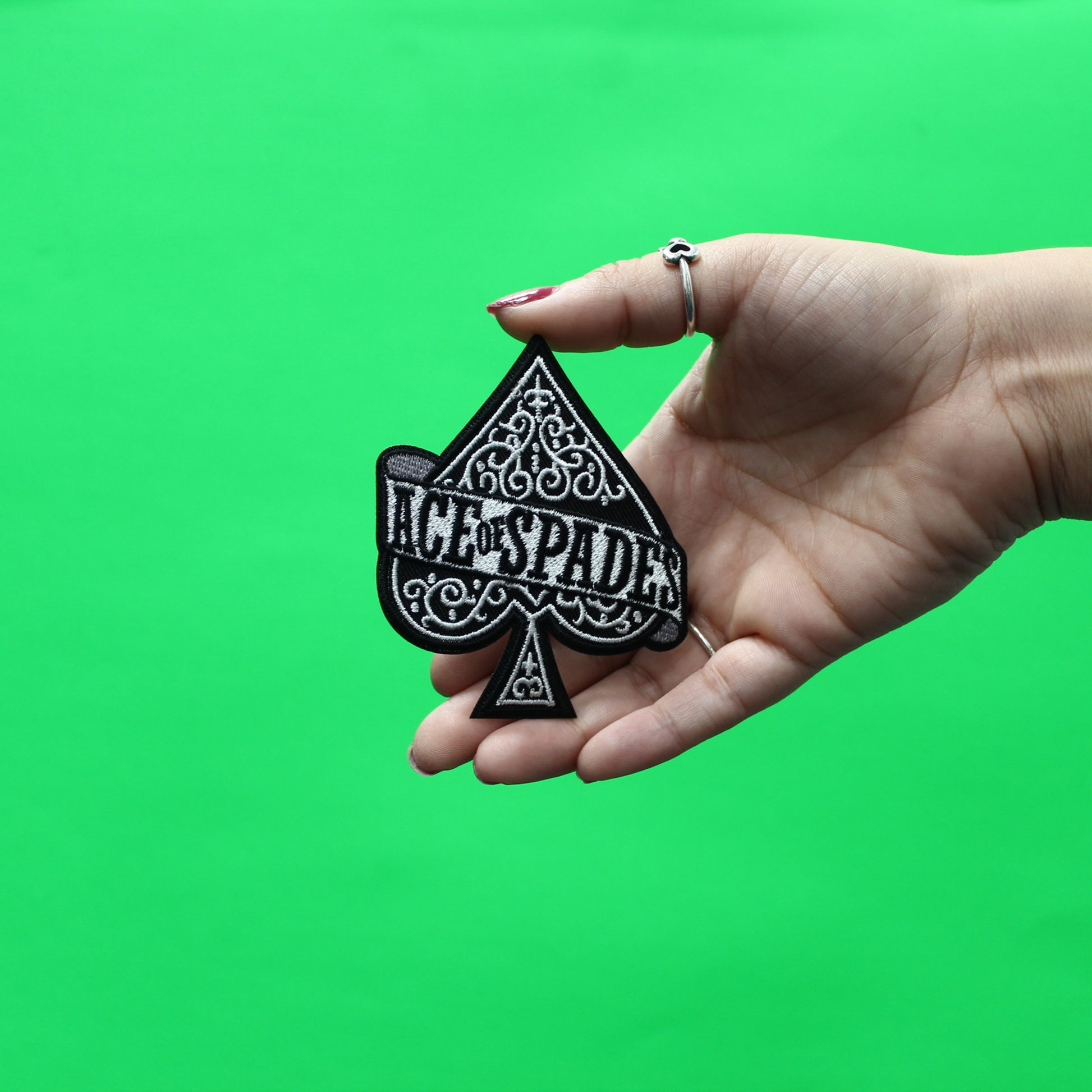 Motorhead Patch Fancy Ace of Spades Embroidered Iron 