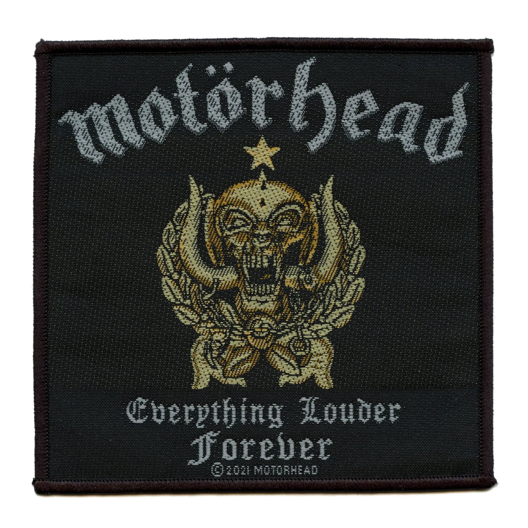 Motorhead Everything Louder Forever Patch 2021 Album Cover Sew On 