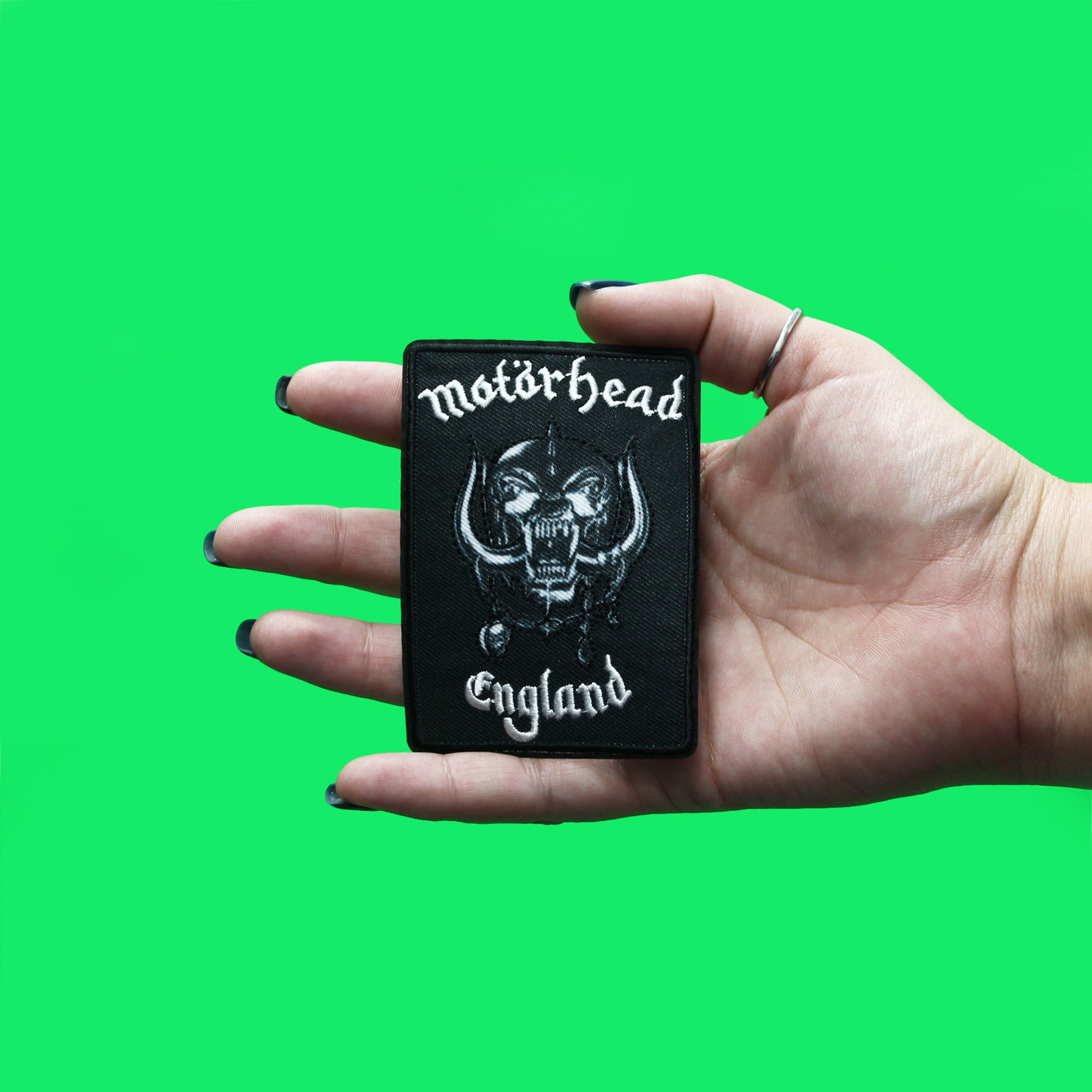 Motörhead England Snaggletooth Patch 1977 Album Art Embroidered Iron On 