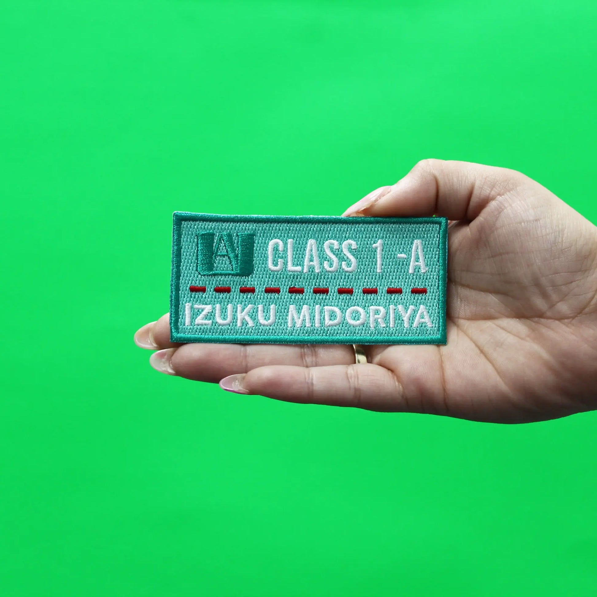 My Hero Academia Izuku Midoriya Patch Class 1-A Badge Embroidered Iron On 