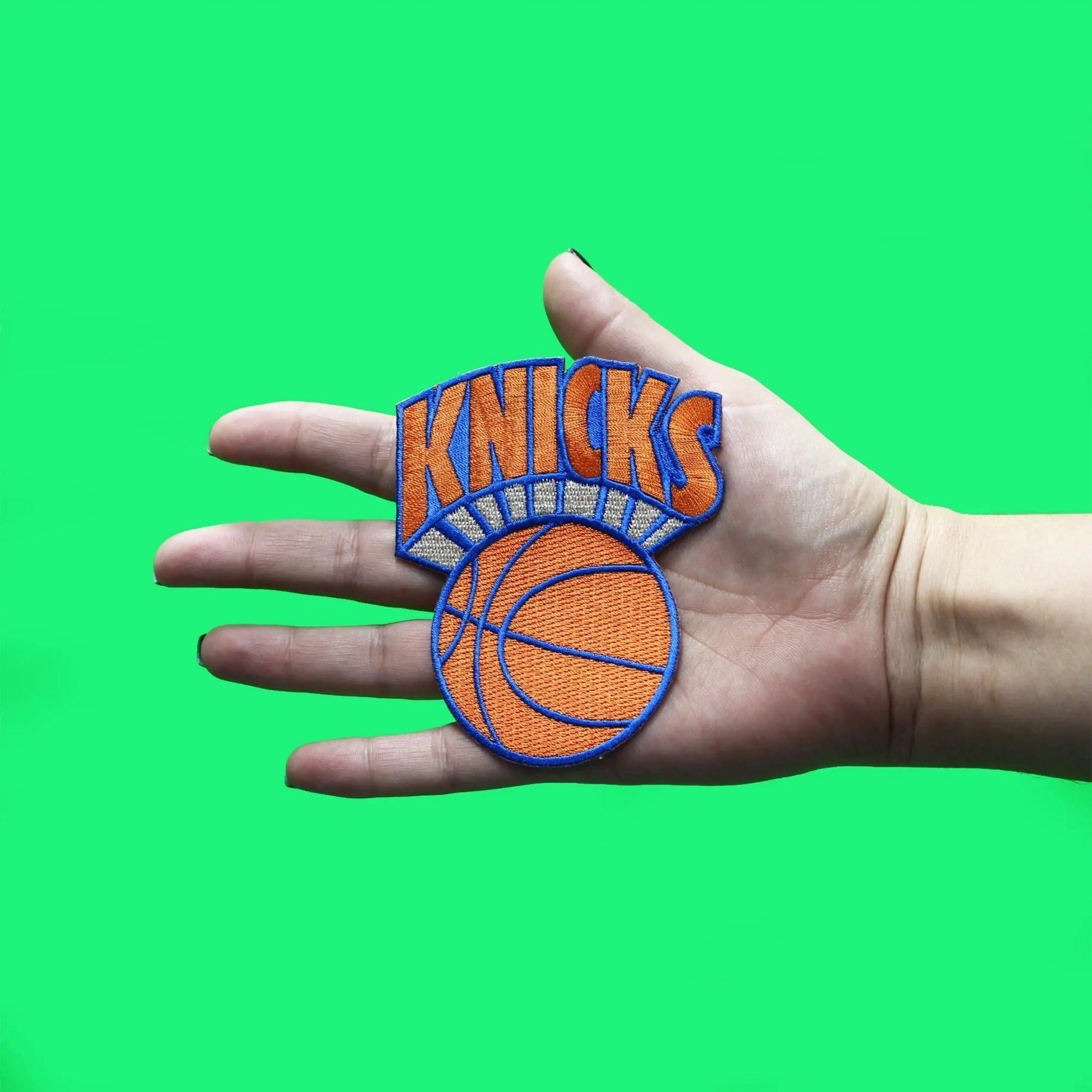 New York Knicks Patch Hardwood Classic Logo Embroidered Iron On 