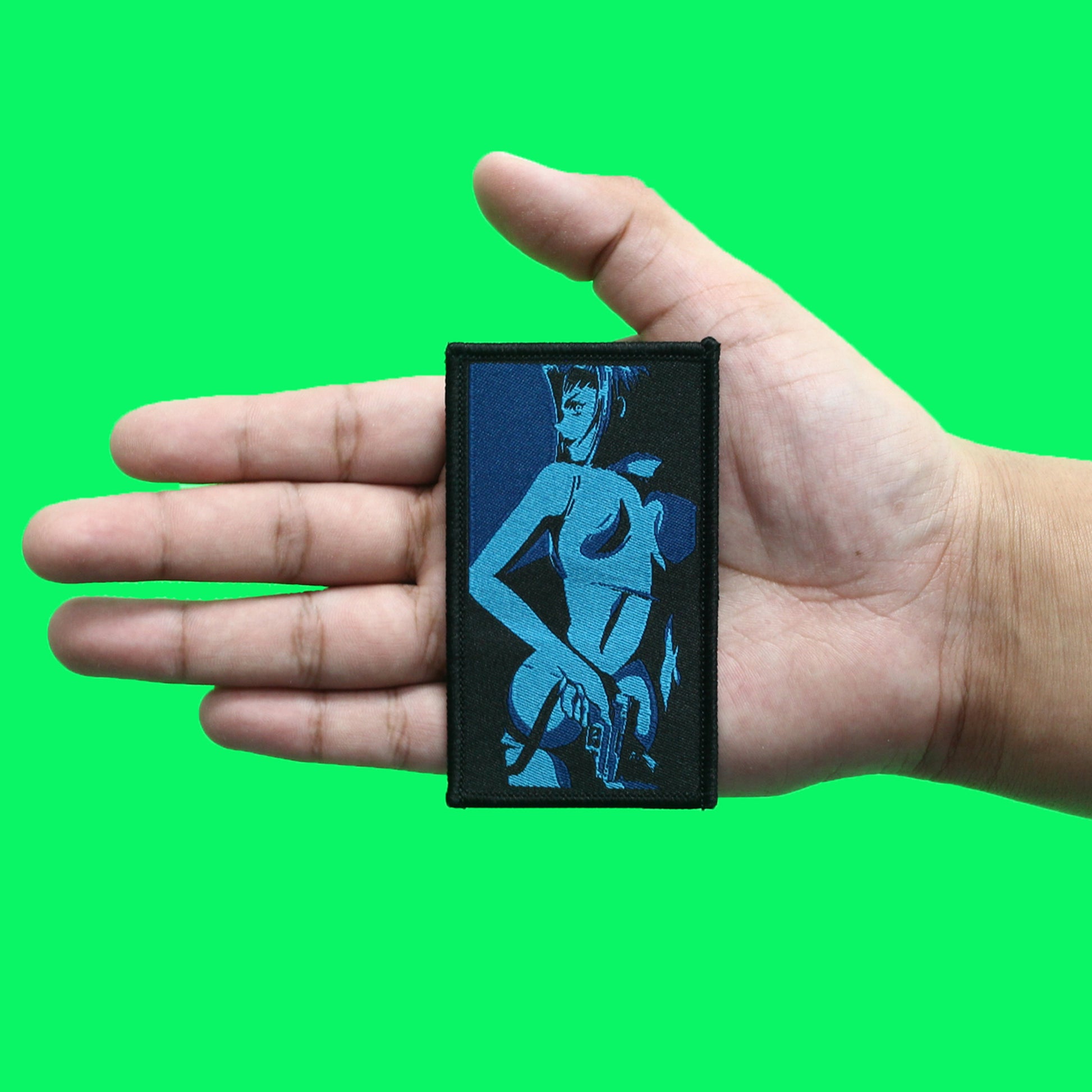Cowboy Bebop Noir Faye Patch Anime Bounty Western Woven Iron On
