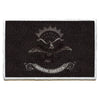 North Dakota Patch State Flag Grayscale Embroidered Iron On 