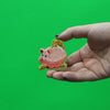 Piggy Bank With Coins Embroidered Iron On Patch 