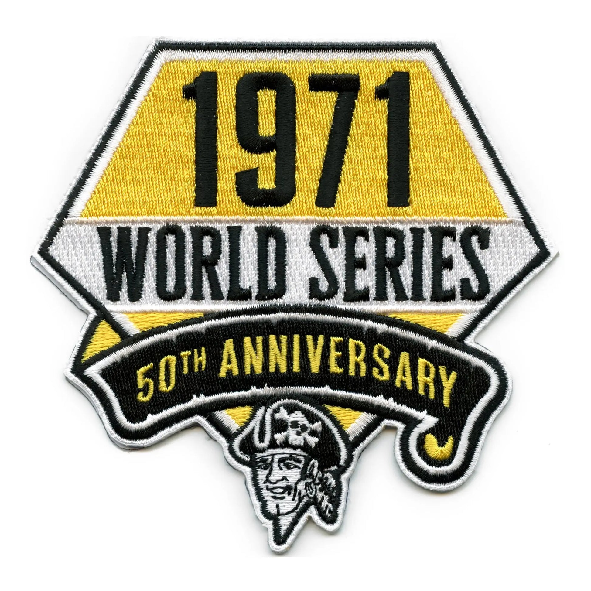 Pittsburgh Pirates 1971 World Series 50th Anniversary Jersey Patch 
