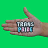 Transgender Pride Colors Patch Women Men Genders Embroidered Iron On