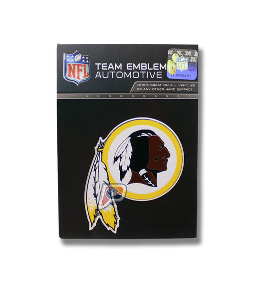 Washington Redskins Colored Aluminum Car Auto Emblem 