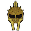 Roman Gladiator Helmet Embroidered Iron On Patch 