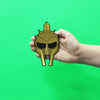 Roman Gladiator Helmet Embroidered Iron On Patch 