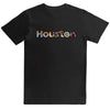 Patch Collection's Houston Texas Iconic Collage Unisex Crewneck T-Shirt 