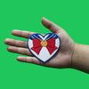 Sailor Moon Usagi Heart Patch Scout Crystal Brooch Embroidered Iron On