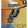 San Antonio Spurs Logo Solid Color Metal Auto Chrome Emblem 