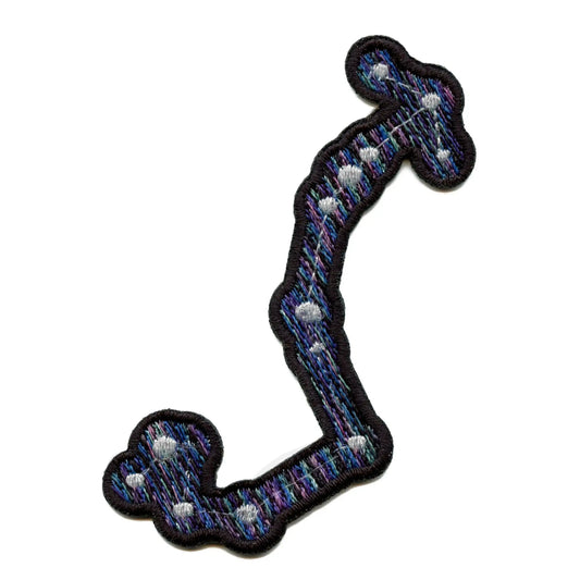 Scorpio Zodiac Constellation Patch Stars Scorpion Horoscope Embroidered Iron On 