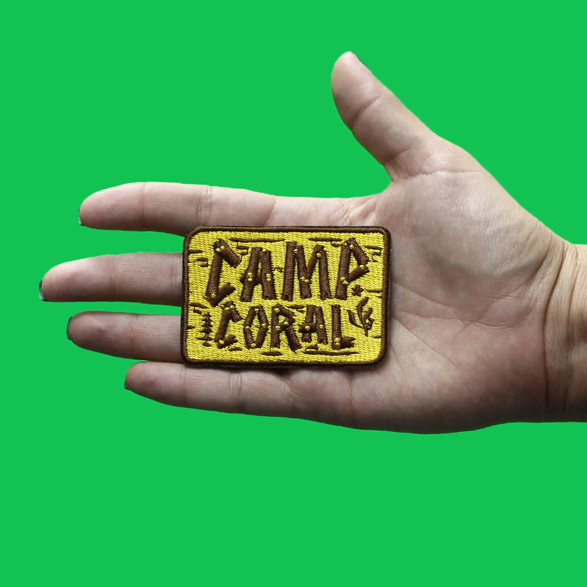 Spongebob Squarepants Camp Coral Patch Funny Kids Television Embroidered Iron On