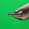 Stop Asian Hate Hashtag Movement Box Logo Embroidered Iron On Patch 