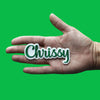 Chrissy Cheer Sweater Name Patch Strange TV Horror Hawkins Embroidered Iron On