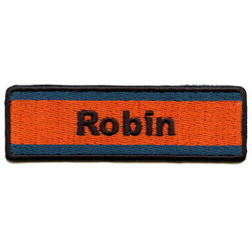 Video Store Robin Nametag Patch Costume Logo Embroidered Iron On