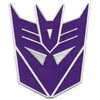 Transformers Purple Helmet Insignia Patch Decepticons Leader Megatron Embroidered Iron On