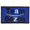Team Bezos Box Logo Embroidered Iron On Patch 